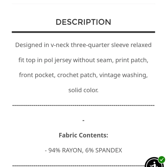 Last One NWT POL Blue and White Oversized Women's Top - Picture 6 of 7